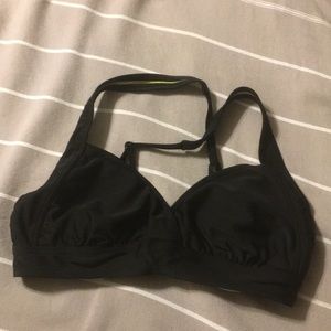 Black Athleta swim top size 32D/30DD